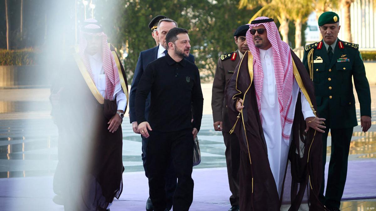 Zelenskyy Saudi Crown Prince meeting