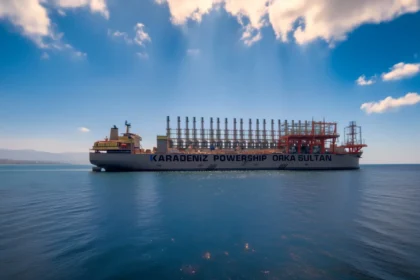 Turkish floating power plant in southern Iraq