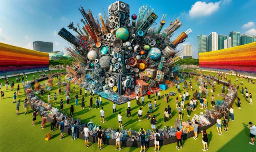 Gulf recycled art