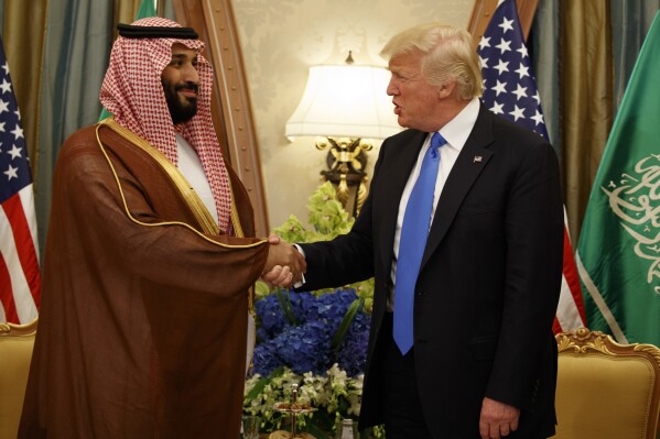 Trump Gulf Arab states visit 2025