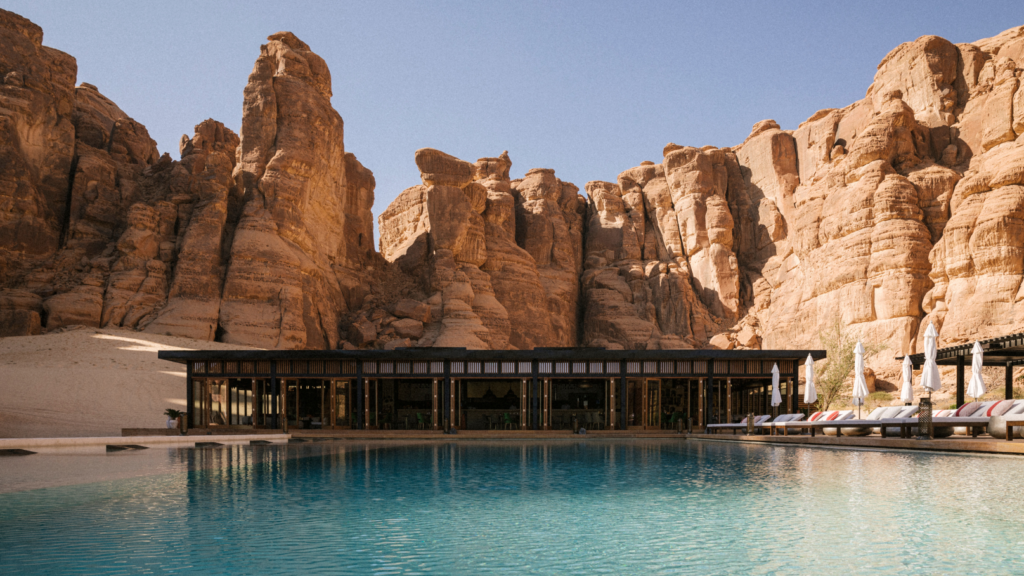 luxury desert glamping
