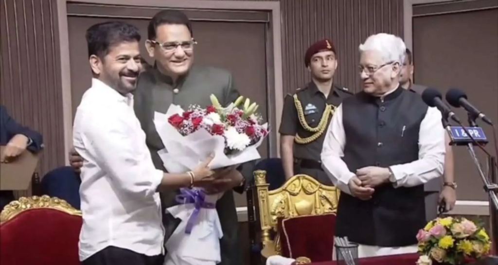 Mohammad Azharuddin sworn