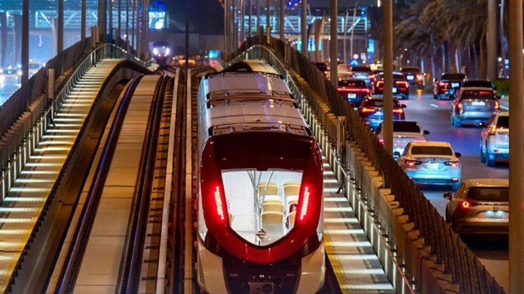 Riyadh Metro driverless train