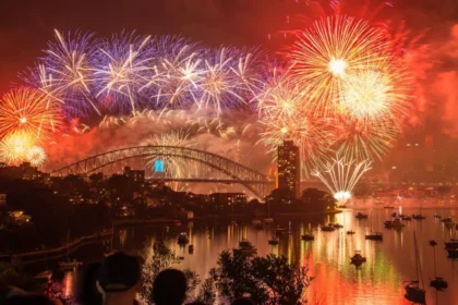 Fireworks Over the Red Sea