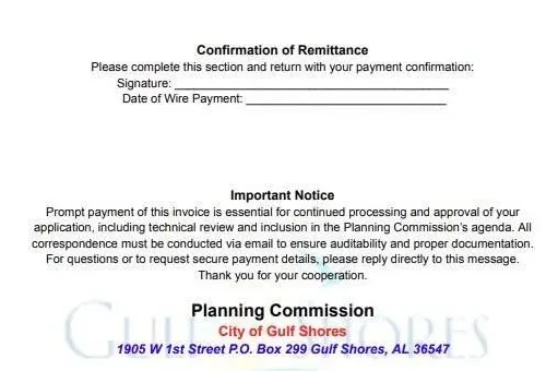 Gulf Shores Business Email Scam